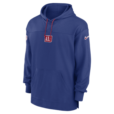 New York Giants Sideline Jersey Men s Nike Dri FIT NFL Pullover Hoodie